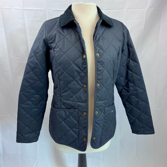 Barbour Jackets & Blazers - NWOT Barbour Navy Blue Quilted Puffer Jacket